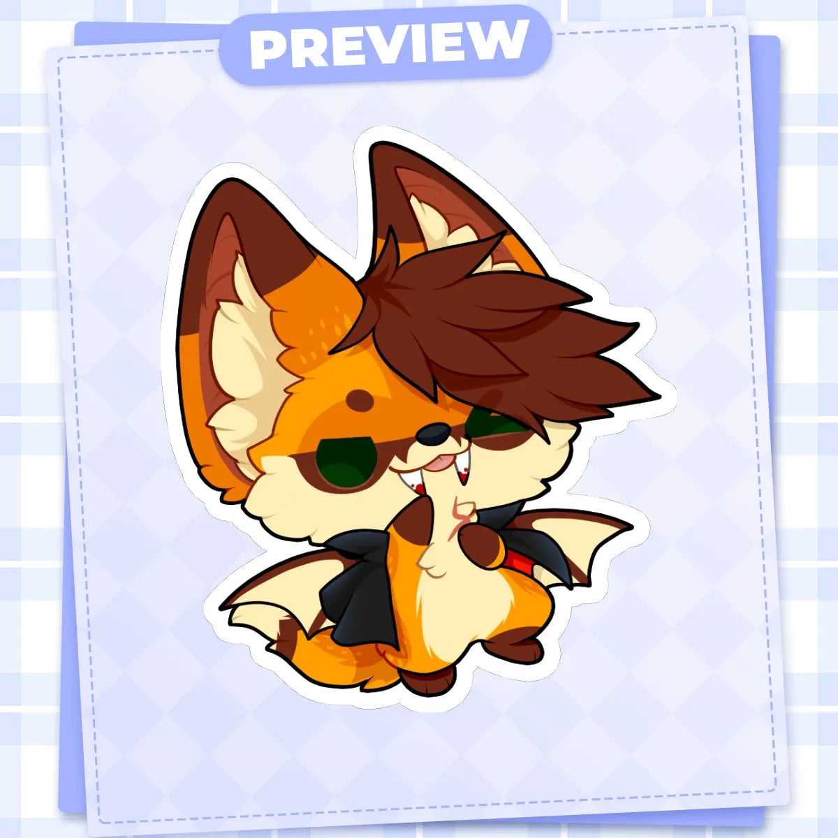 Halloween Silvixen - Matte Vinyl Sticker 3"