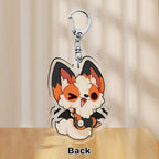 Halloween Dawg - Acrylic Keychain 2.3"