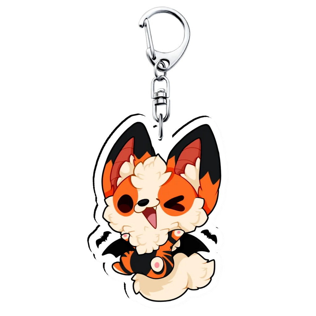 Halloween Dawg - Acrylic Keychain 2.3"