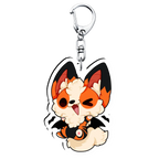 Halloween Dawg - Acrylic Keychain 2.3"