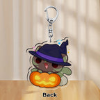 Halloween Bulbacat - Acrylic Keychain 2.3"