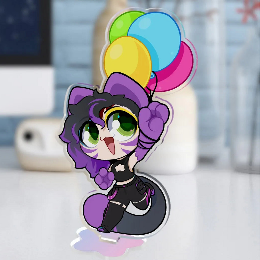 Mega Balloons! - Acrylic Standee 15cm