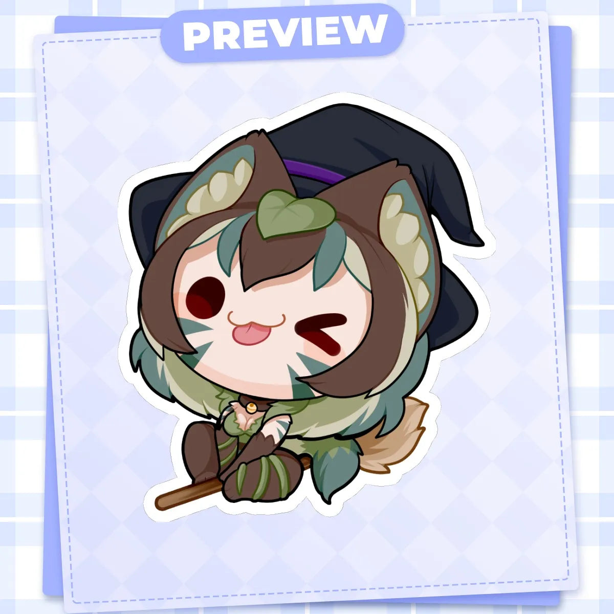 Halloween Belbasaura - Matte Vinyl Sticker 3"