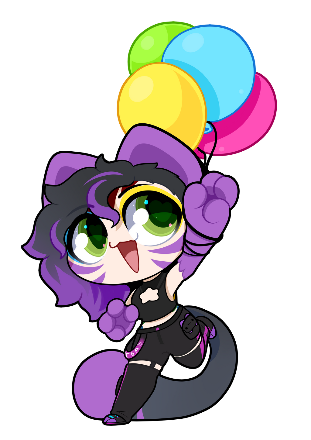 Mega Balloons! - Acrylic Standee 15cm