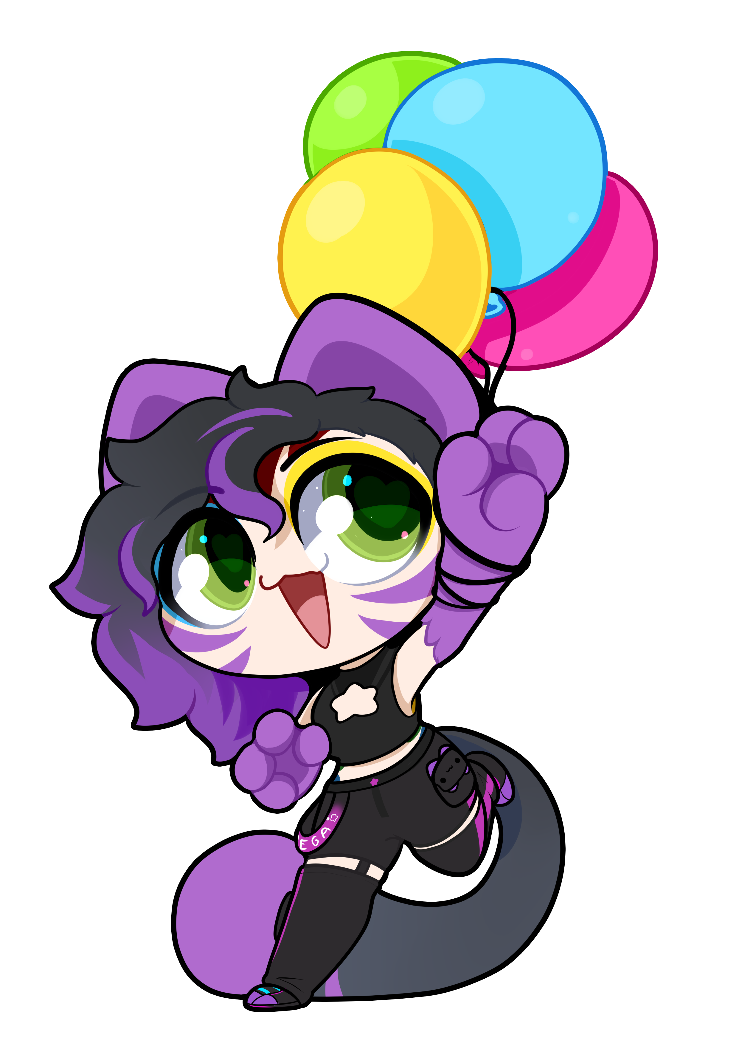 Mega Balloons! - Acrylic Standee 15cm
