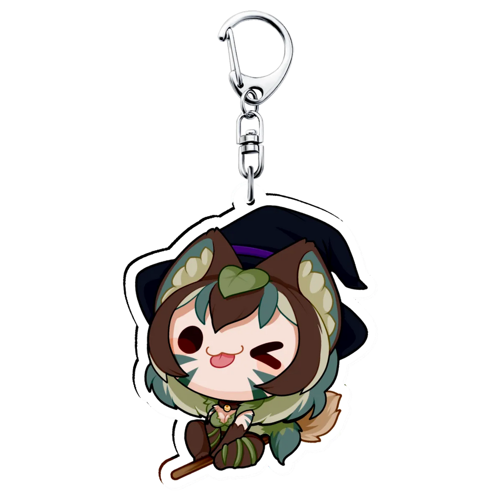Halloween Belbasaura - Acrylic Keychain 2.3"