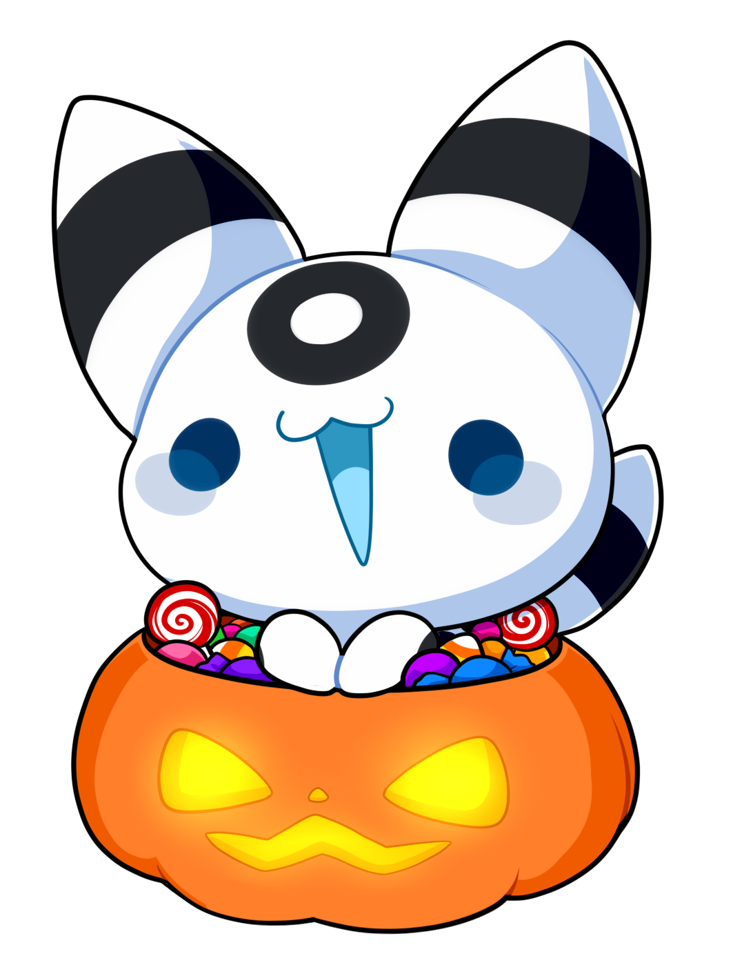 Halloween Angel - Matte Vinyl Sticker 3"
