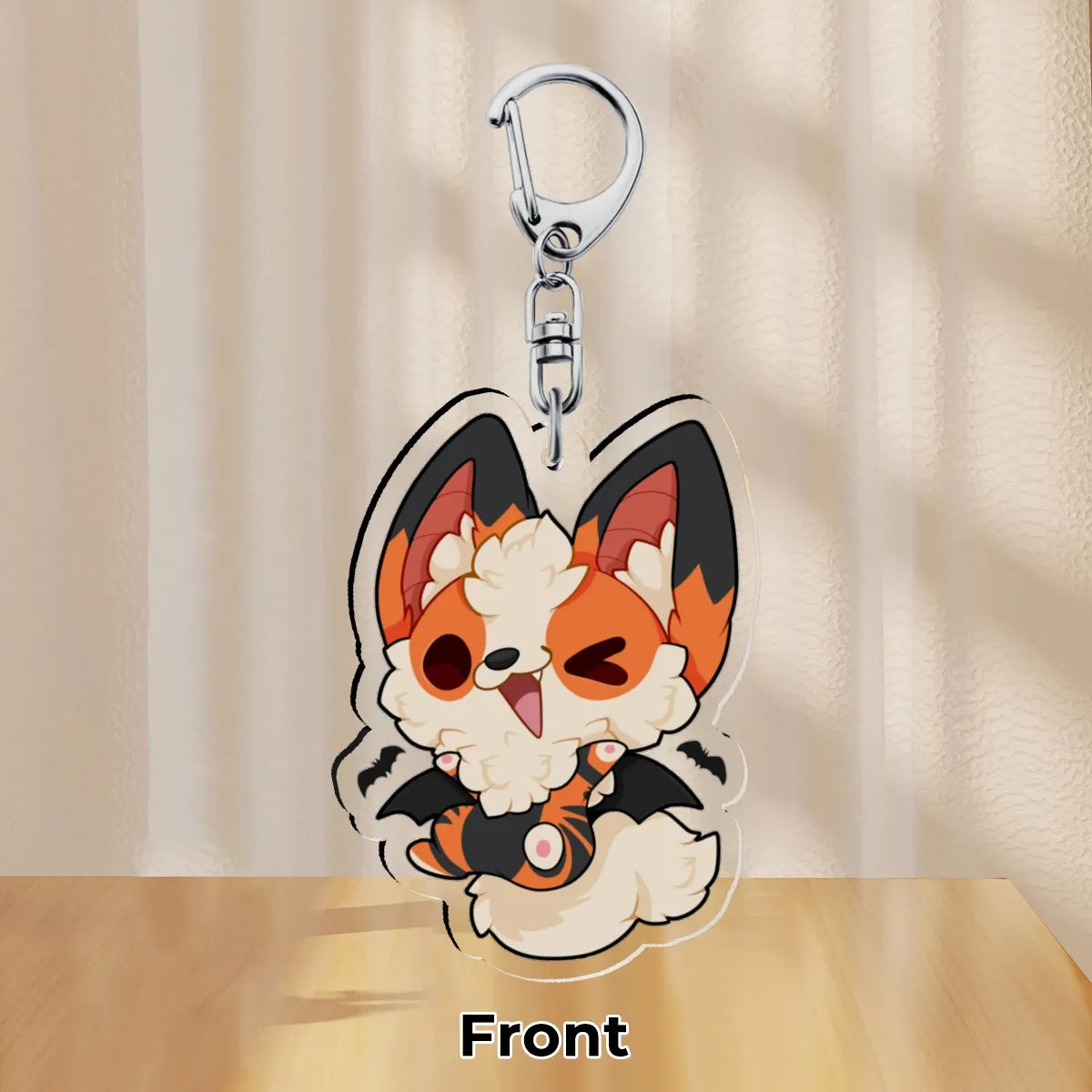 Halloween Dawg - Acrylic Keychain 2.3"