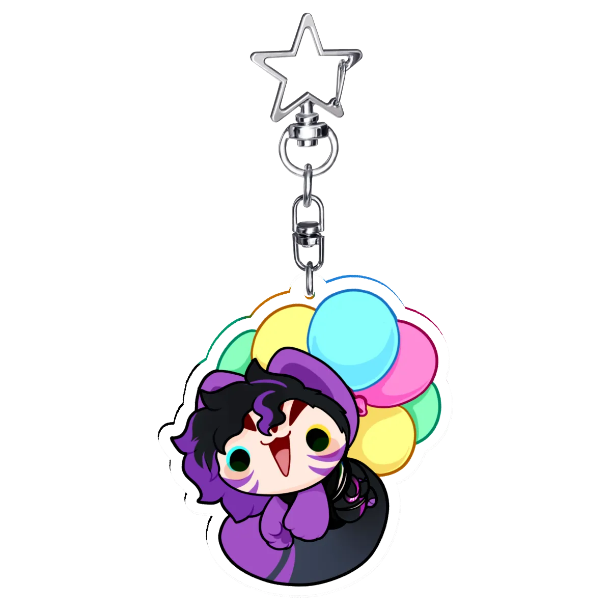 Birthday Mega - Acrylic Keychain 2.3"