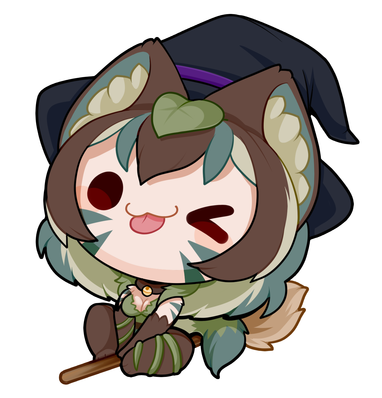 Halloween Belbasaura - Matte Vinyl Sticker 3"