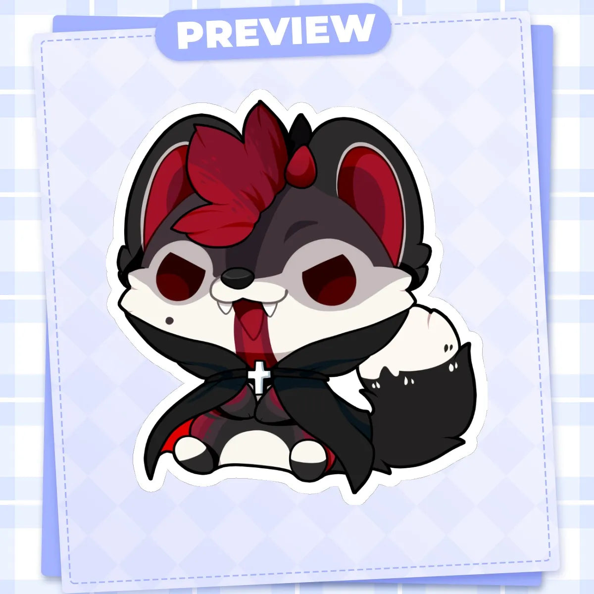 Halloween Sookie - Matte Vinyl Sticker 3"