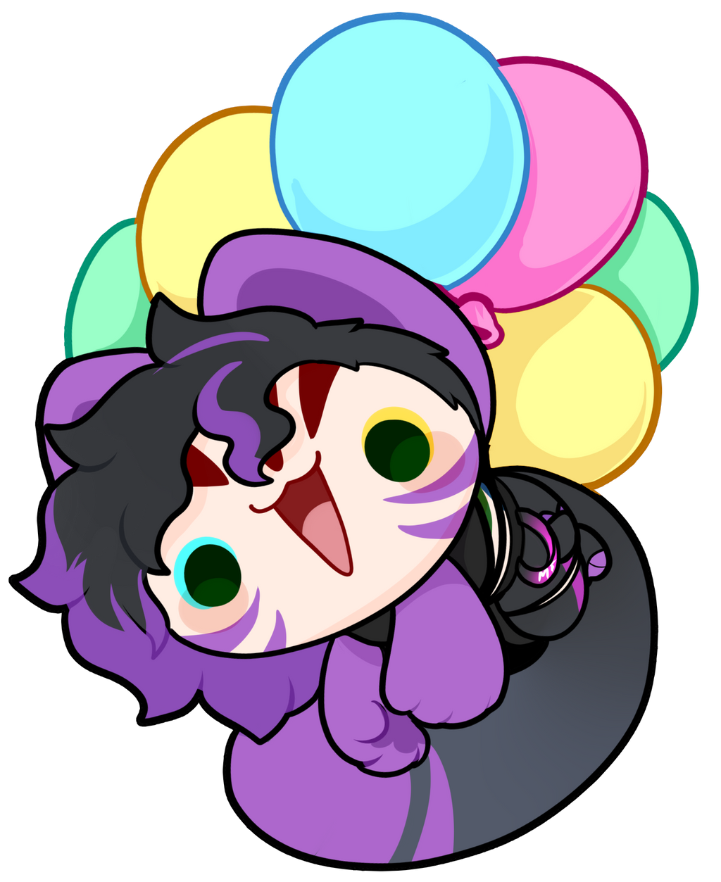 Birthday Mega - Matte Vinyl Sticker 3"