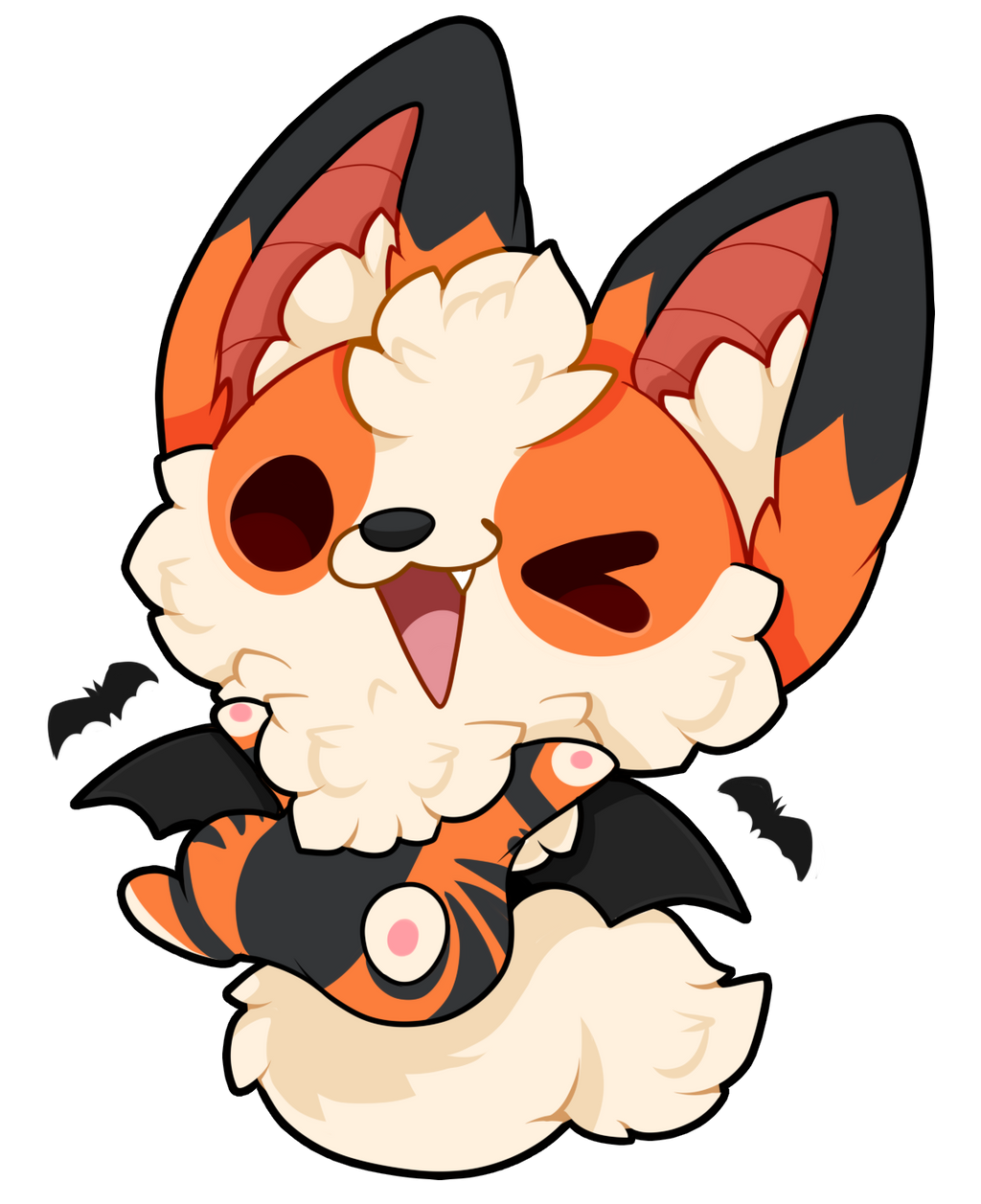 Halloween Dawg - Matte Vinyl Sticker 3"