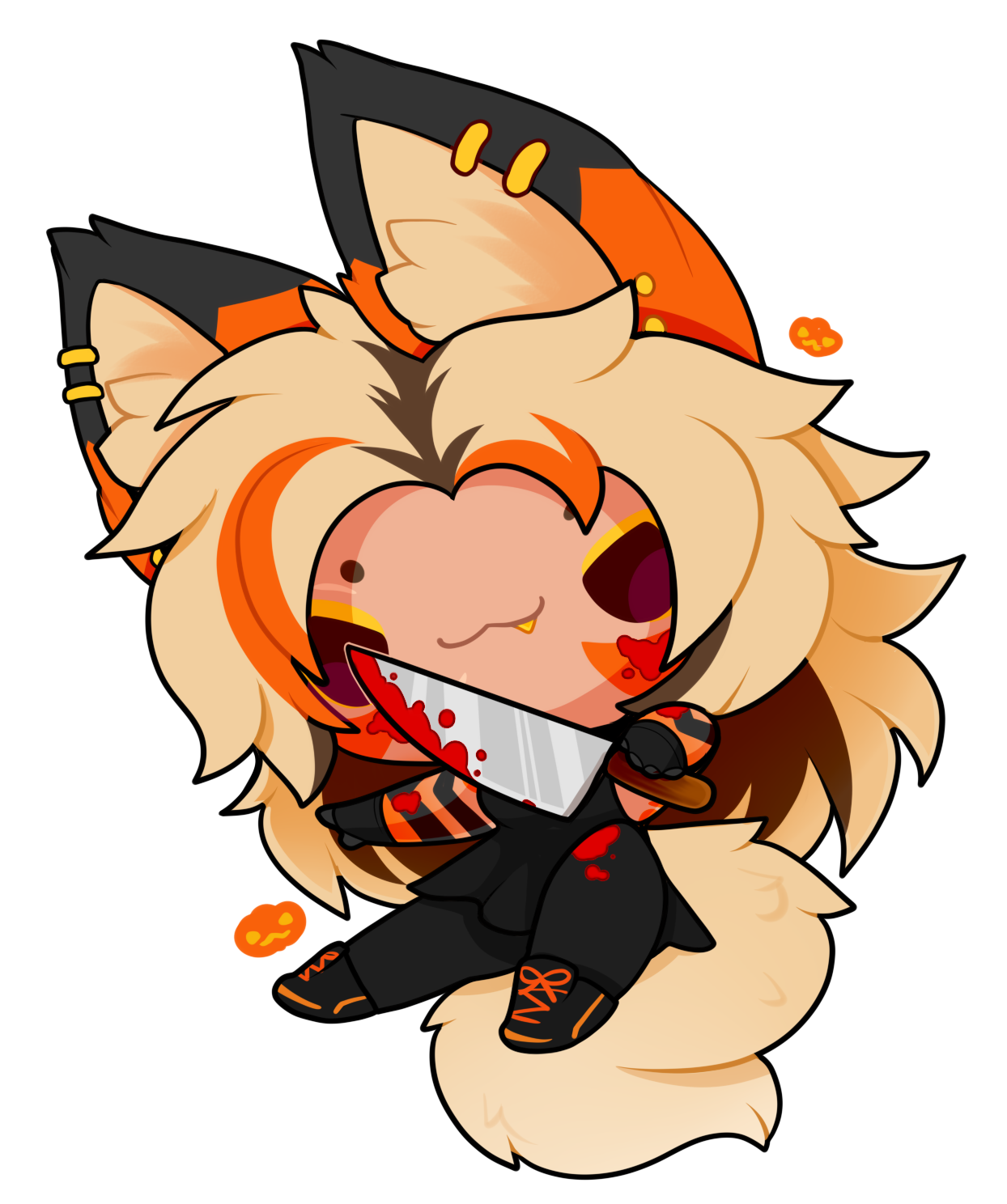 Halloween Ziphora - Matte Vinyl Sticker 3"