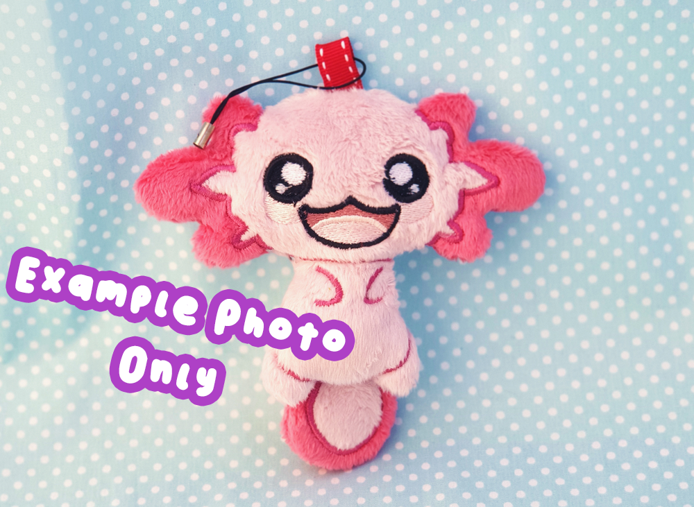 PES Embroidery File - Axolotl