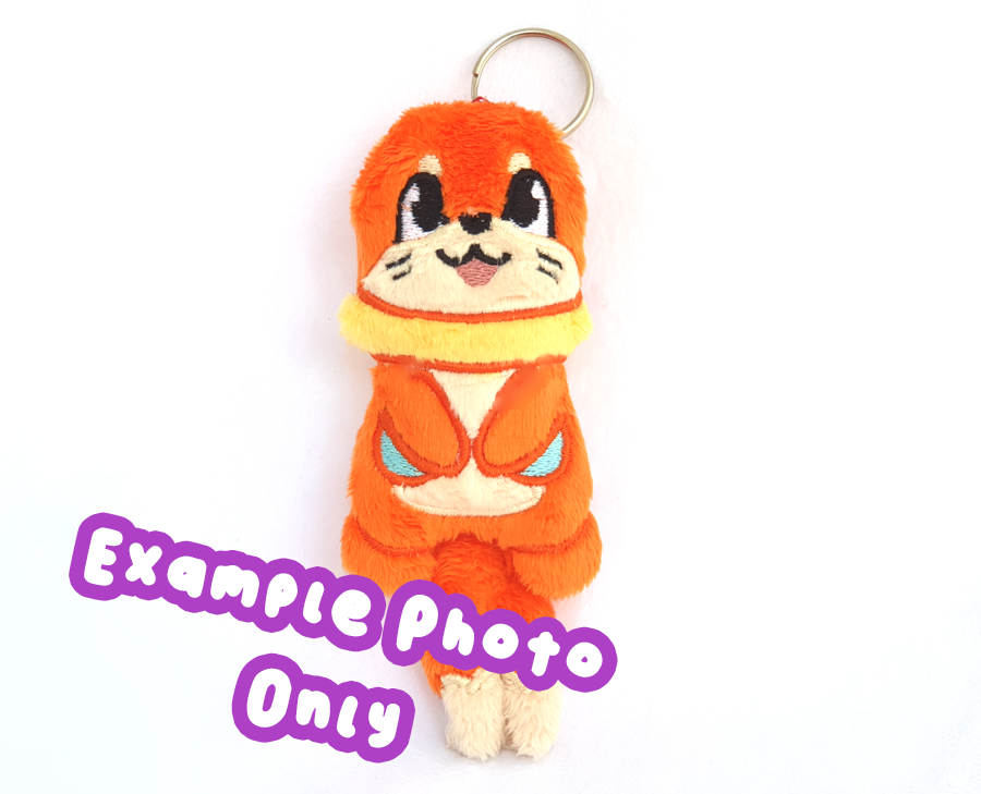 PES Embroidery File - Orange Otter