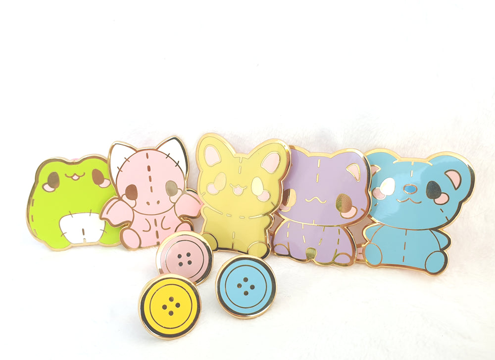 Plush Pals - Enamel Pin Set