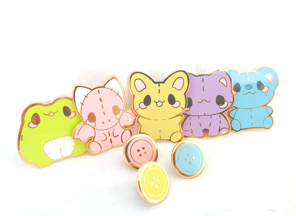 Plush Pals - Enamel Pin Set