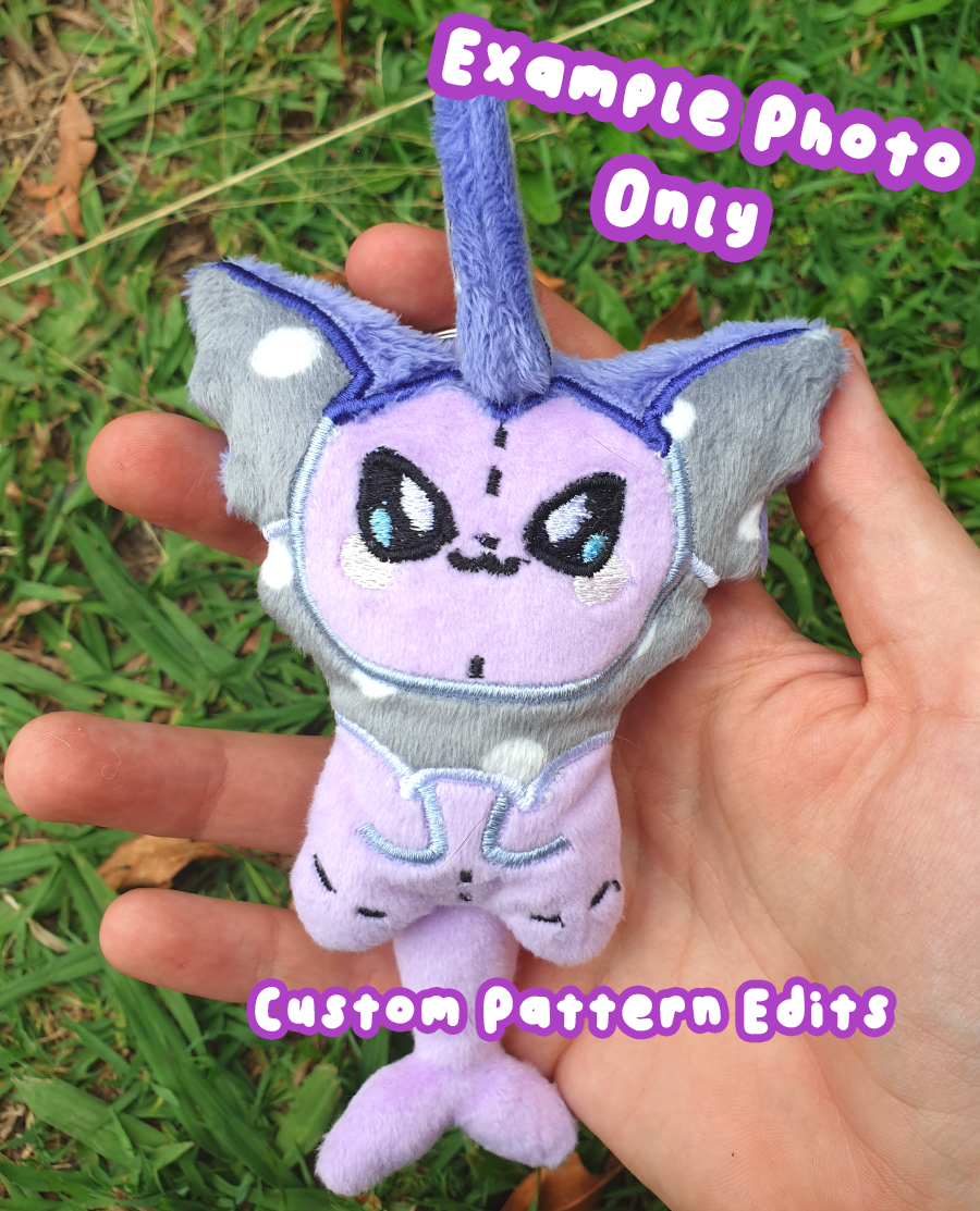 PES Embroidery File - WaterCat
