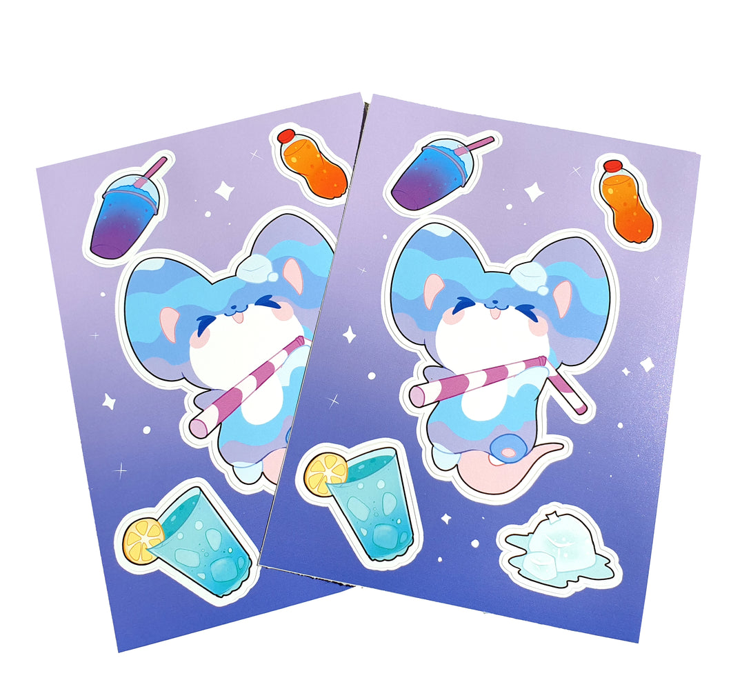 Sticker Sheet - Drink Mouse