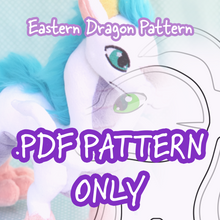 Load image into Gallery viewer, PDF Pattern -  Eastern Dragon
