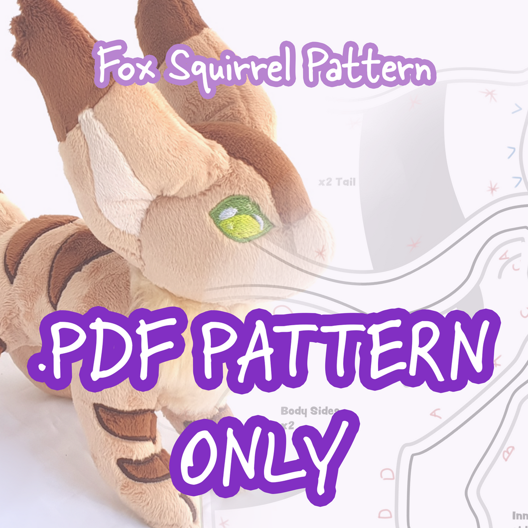 PDF Pattern -  Fox Squirrel