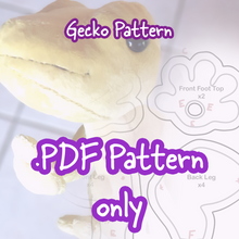 Load image into Gallery viewer, PDF Pattern - Gecko
