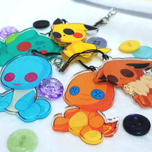 Load image into Gallery viewer, Poke-Plush Keychains(Double-Sided)
