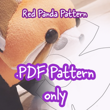 Load image into Gallery viewer, PDF Pattern - Red Panda
