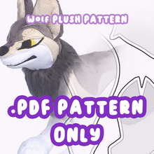 Load image into Gallery viewer, PDF Pattern -  Wolf
