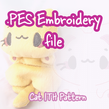 Load image into Gallery viewer, PES Embroidery File - Cat ITH pattern
