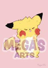 Load image into Gallery viewer, A4 Print - Pika Fluff
